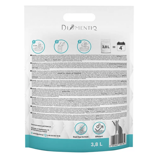 DIAMENTIQ Ocean Breeze - Котешка тоалетна - 3,8л