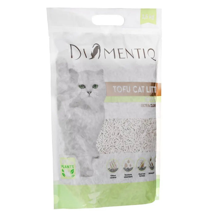 DIAMENTIQ Tofu Matcha Ultra clumping - растителна постеля