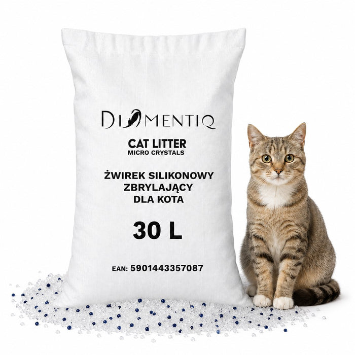 DIAMENTIQ Микрокристали - Котешка тоалетна - 30 л
