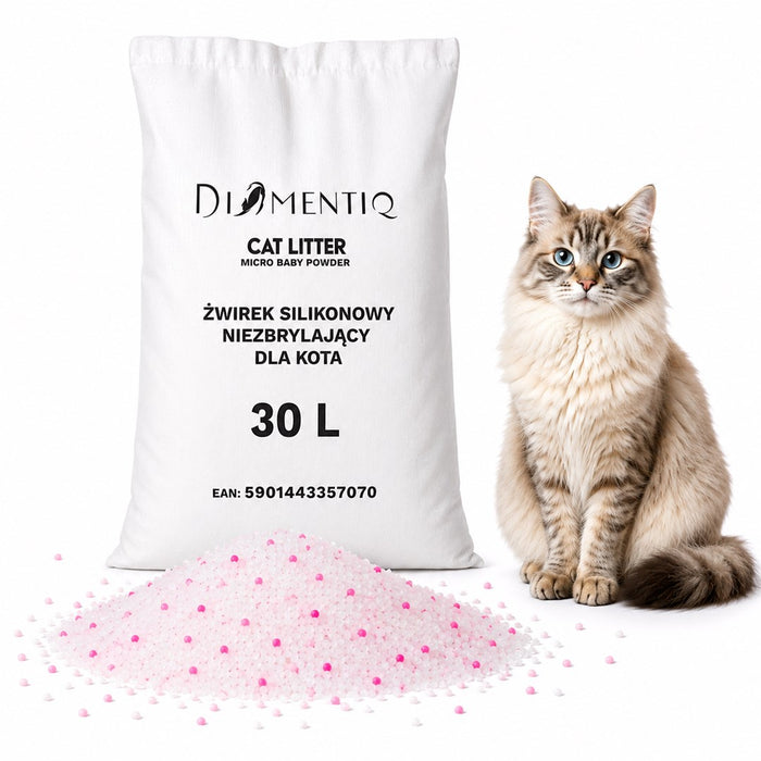 DIAMENTIQ Бебешка пудра - Котешка тоалетна - 30 л