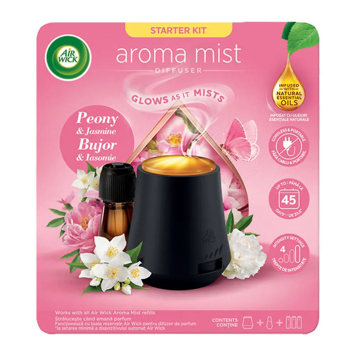 ДИФУЗЕР AROMA MIST БОЖУР И ЖАСМИН BLACK AIR WICK