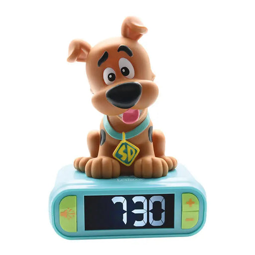 Дигитален будилник с нощна лампа Scooby Doo 3D Lexibook