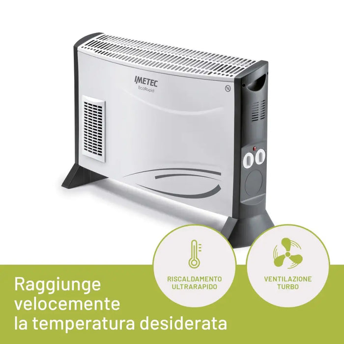 Дигитален радиатор IMETEC 4034 ECO RAPID Сив 2000 W