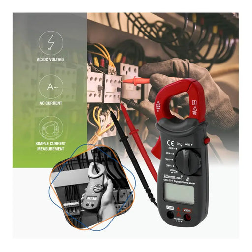 ДИГИТАЛНИ АМПЕРКЛЕЩИ AC/DC 300V 200OHM