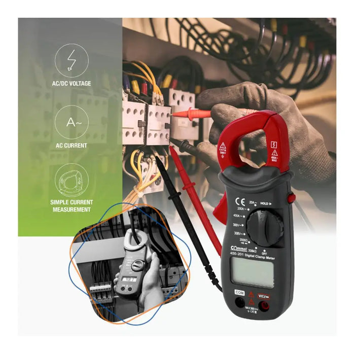 ДИГИТАЛНИ АМПЕРКЛЕЩИ AC/DC 300V 200OHM