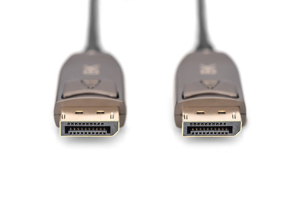 Digitus DisplayPort AOC хибриден оптичен кабел, UHD 8K, 10 м