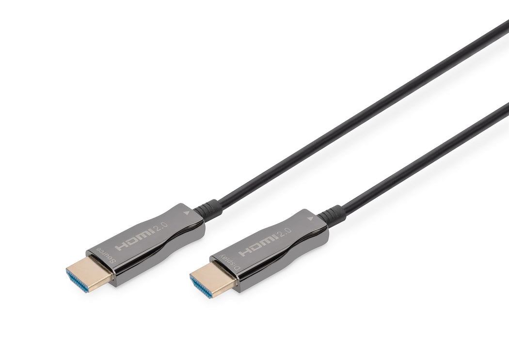 Digitus HDMI AOC хибриден оптичен кабел, UHD 4K, 10 м