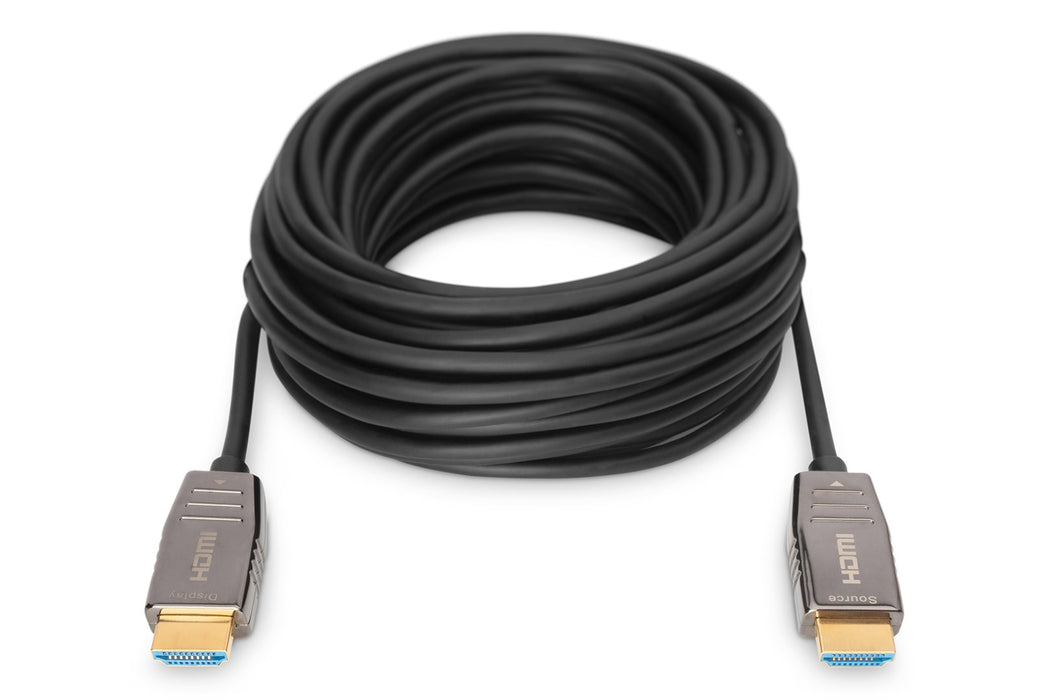 Digitus HDMI AOC хибриден оптичен кабел, UHD 8K, 10 м