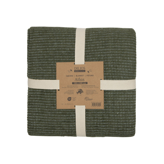BLANKET ATLAS DILIOS 150Х200 СМ ЗЕЛЕНО