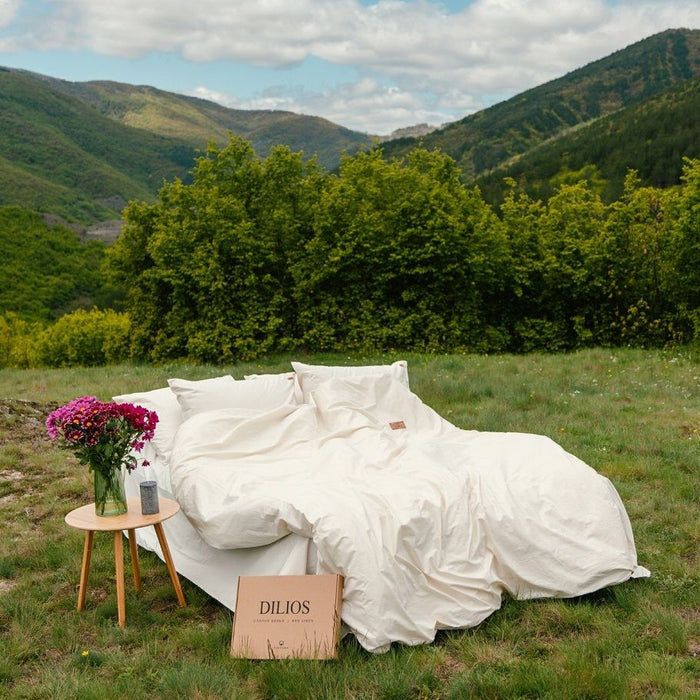 Калъфки за възглавница Dilios - Natural, 50 х 70 cm, 2 броя
