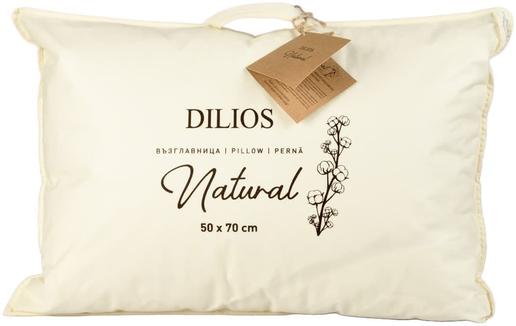 Възглавница Dilios - Natural, 50 х 70 cm