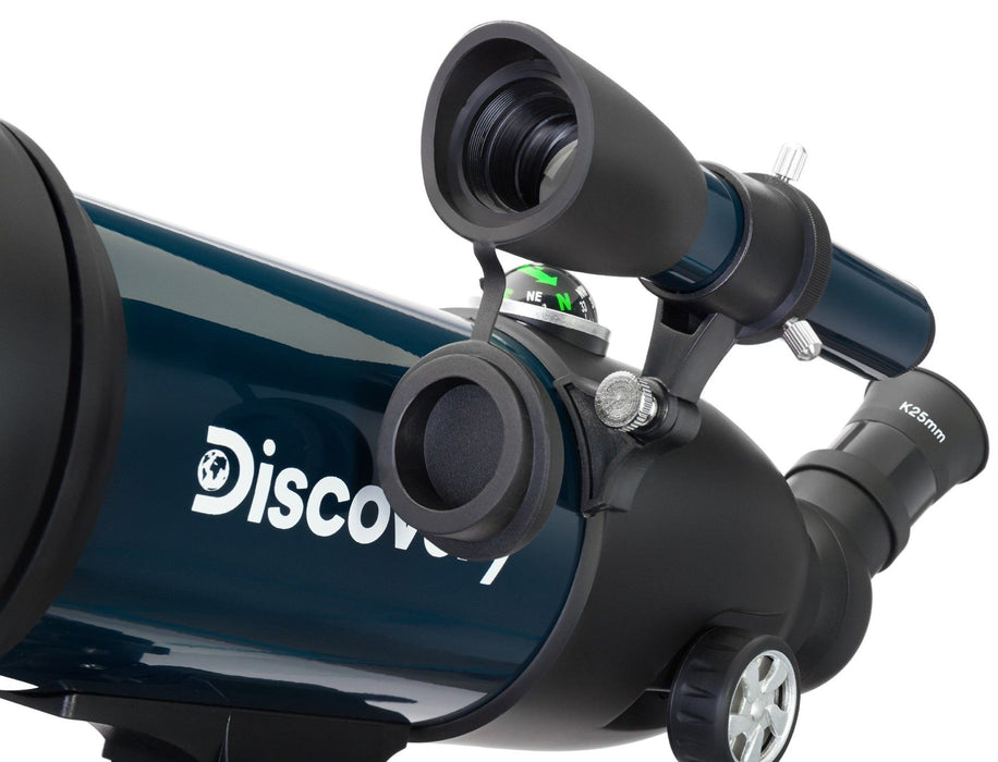 Телескоп Discovery - Sky Trip ST80 + книга, син/черен