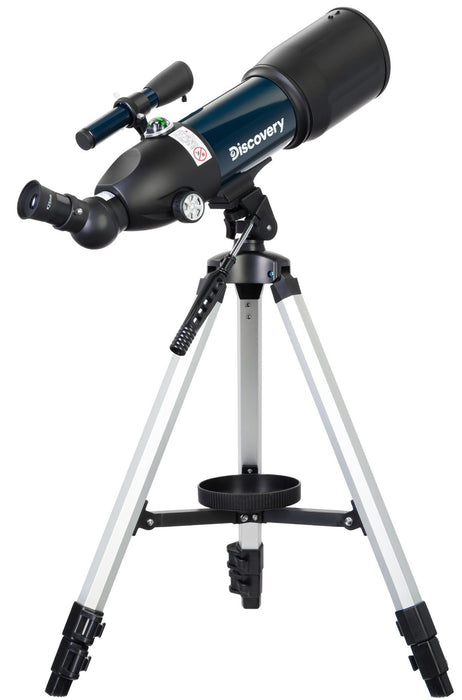 Телескоп Discovery - Sky Trip ST80 + книга, син/черен