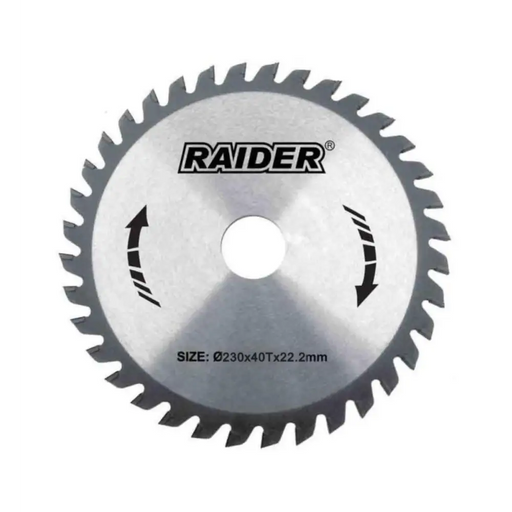 ДИСК ЦИРКУЛЯР 230Х40ТХ22.2ММ RAIDER