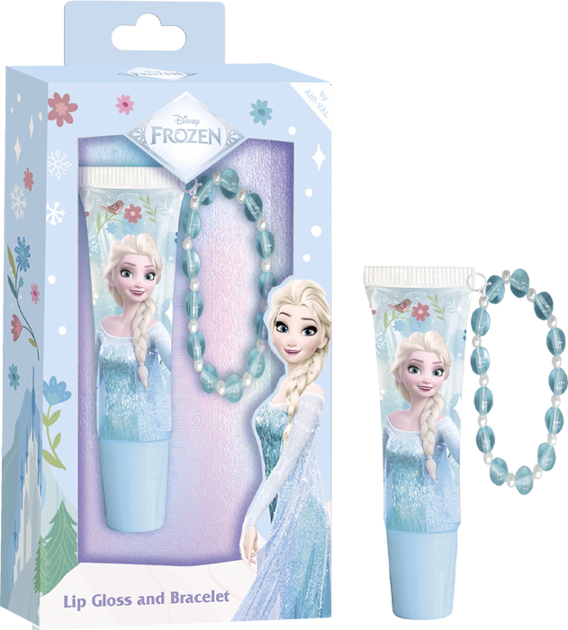 Комплект гривна и гланц за устни Frozen, 1 бр