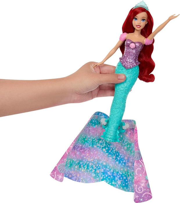 Кукла Disney Princess - Ариел с трансформираща се рокля, фигурка и аксесоари