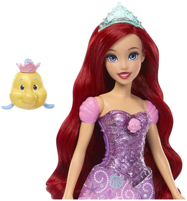 Кукла Disney Princess - Ариел с трансформираща се рокля, фигурка и аксесоари
