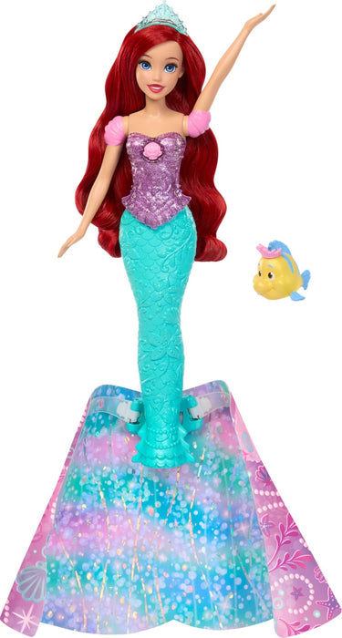 Кукла Disney Princess - Ариел с трансформираща се рокля, фигурка и аксесоари