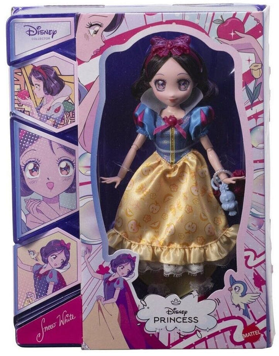 Кукла Disney Princess - Снежанка, манга стил, с пола на ябълки и червени обувки