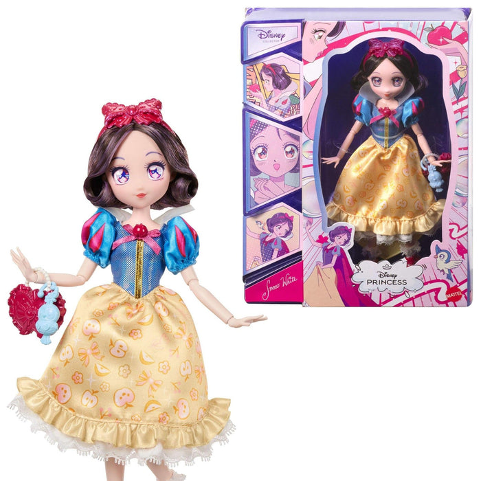 Кукла Disney Princess - Снежанка, манга стил, с пола на ябълки и червени обувки