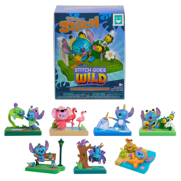 STITCH Фигурка с Диорама Стич Goes Wild
