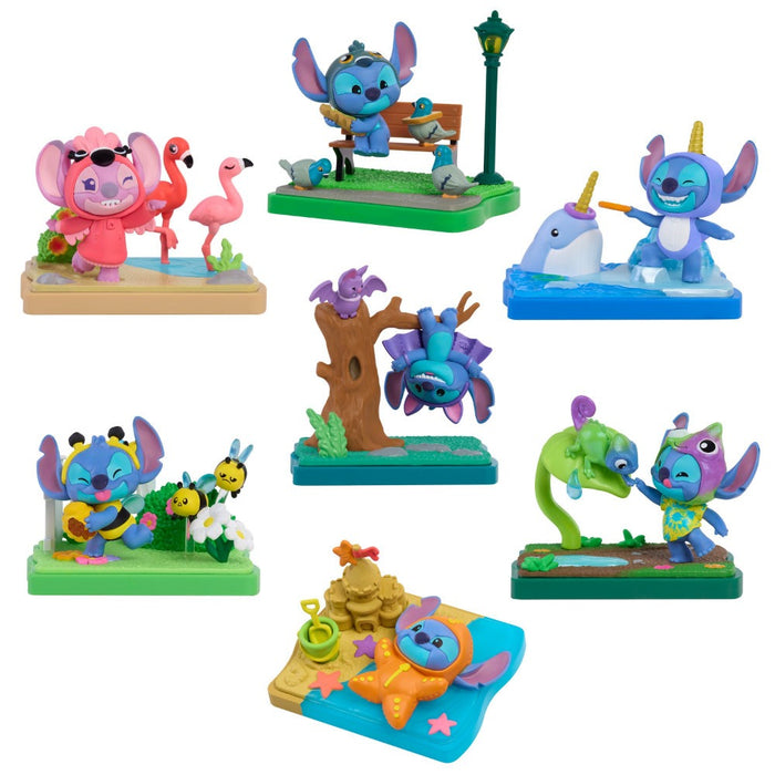 STITCH Фигурка с Диорама Стич Goes Wild