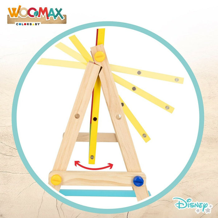 Дъска за Писане 2 в 1 Disney 5 Части 4 броя 40 x 64,5 x 31,5 cm