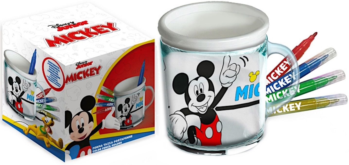 Моливник Disney - Mickey, за оцветяване