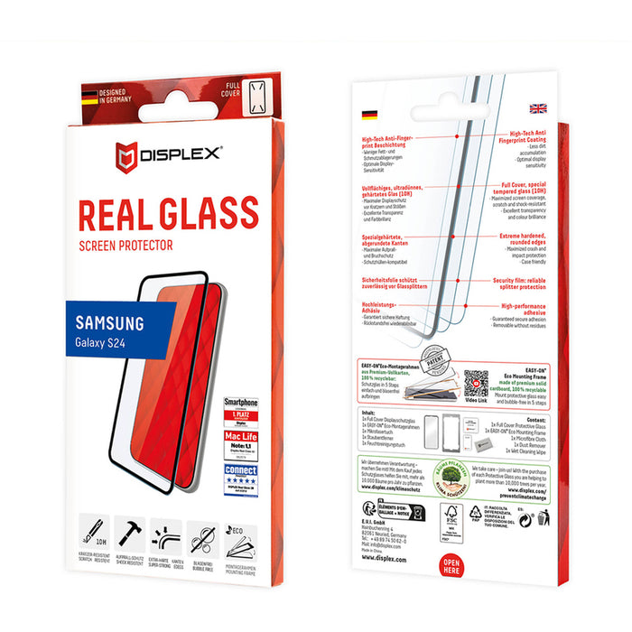 СТЪКЛО DISPLEX SAMSUNG S24/S25 REAL 3D