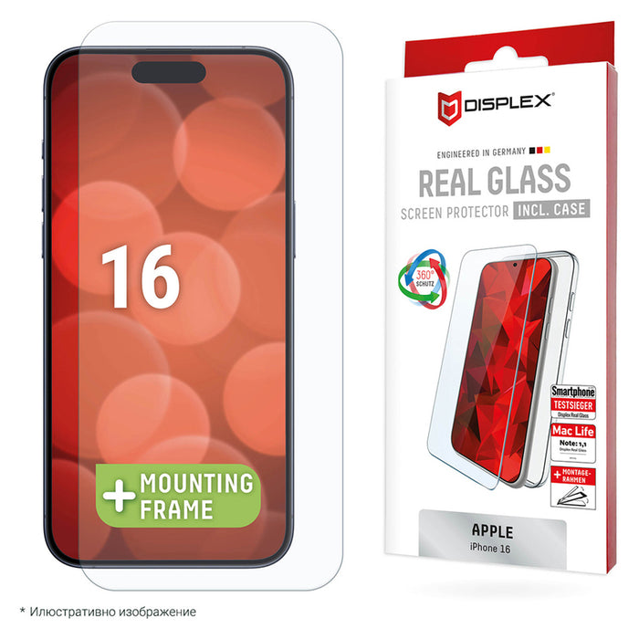 СТЪКЛО DISPLEX IPHONE 16 + SILI CS 02001