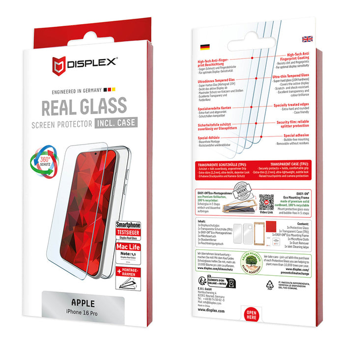 СТЪКЛО DISPLEX IPHONE 16PRO+SILI C 02003