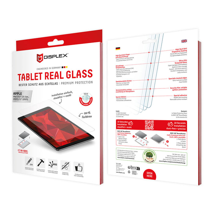 Стъкло DISPLEX ЗА ТАБЛЕТ IPAD 10.9" (10 G.2022)/11"2025