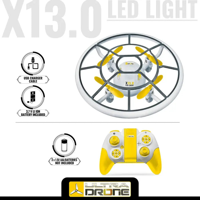 Дистанционно Управление Dron Mondo Ultradrone X13 LED