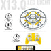 Дистанционно Управление Dron Mondo Ultradrone X13 LED