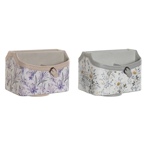 Дистанционно DKD Home Decor Бял Сив Люляк Светло розово 2