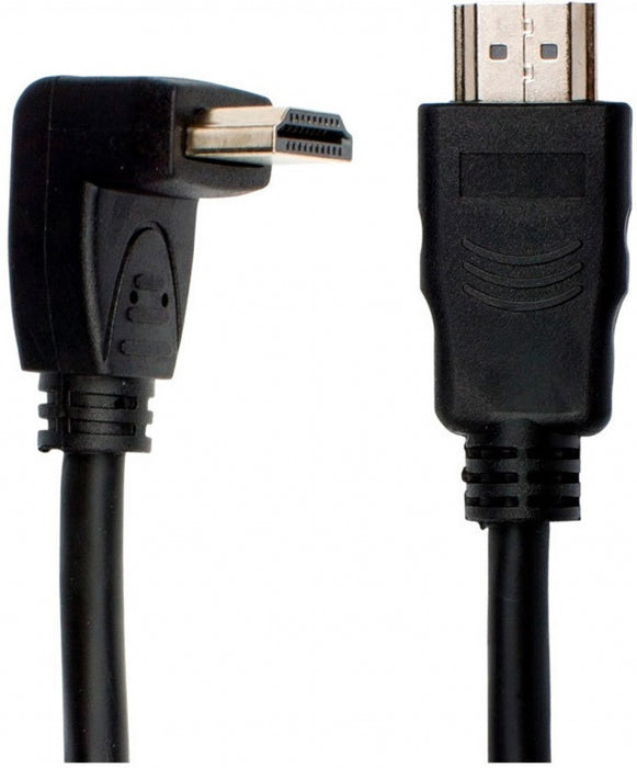Кабел Diva HDMI 1.5m 90 degree 1.4v Black