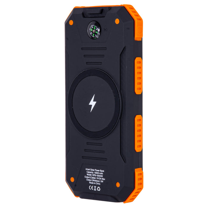 СОЛАРНО ЗАРЯДНО DIVA SPB 10000 MAH/WIRELESS CHARGER