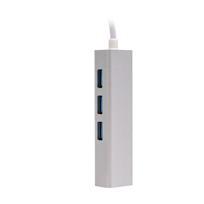 USB HUB DIVA USB-А 3.0 3x USB A 3.0+LAN