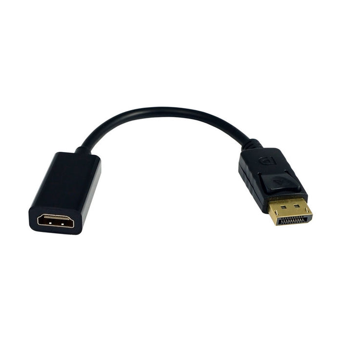 Адаптер - Кабел от източник с DisplayPort DIVA към женско HDMI DisplayPort M->HDMI-F 1080P работи само в тази посока