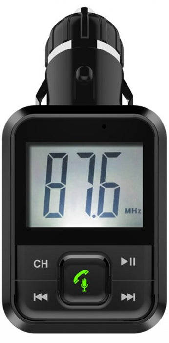 Авто трансмитер DIVA FMBT1502 Bluetooth Black
