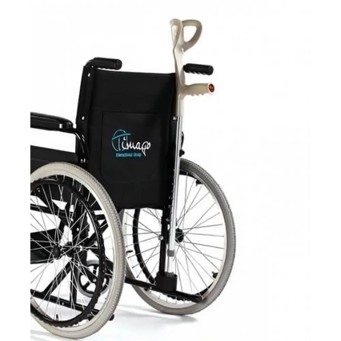 Държач за патерици монтиран на инвалидна количка