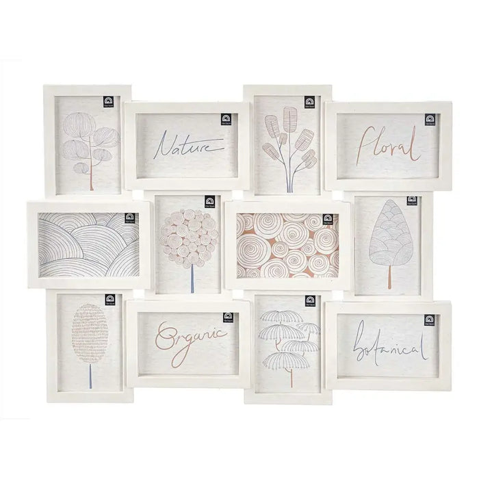 Държатели за стена Gift Decor Бял полипропилен (4 броя)