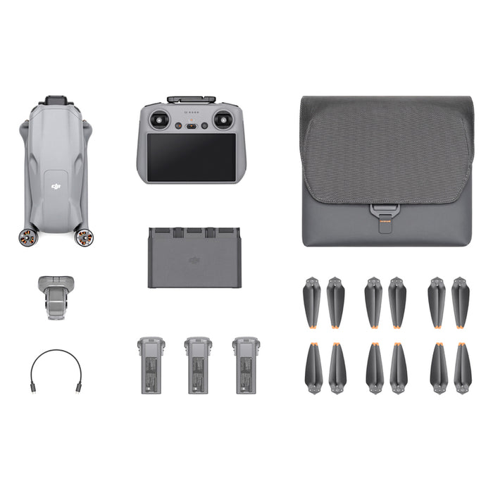 Дрон DJI AIR 3 FMC RC 2 ВРЕМЕ НА ПОЛЕТ ДО 46 МИНУТИ, GPS, ОТДАЛЕЧАВАНЕ ДО 6 000 МЕТРA
