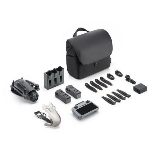 DJI Drone Mavic 4 Pro Fly More Combo with 100 MPx 60 fps Camera with DJI RC2 Remote Controller, Light Gray, EU (CP.MA.00000848.01)