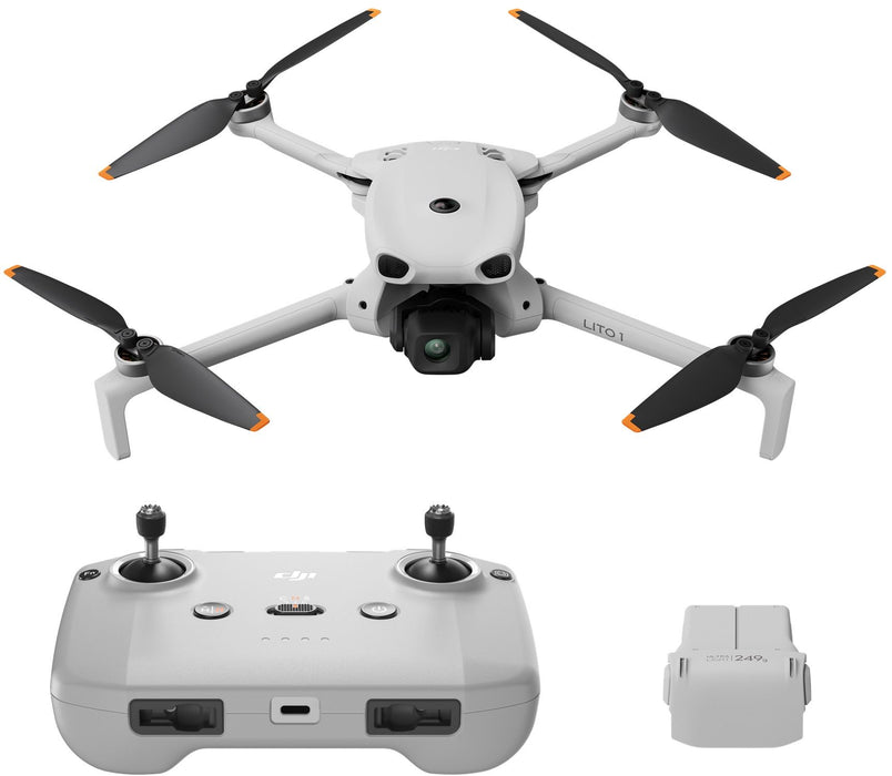 Дрон DJI – Lito X1, RC-N3, сив