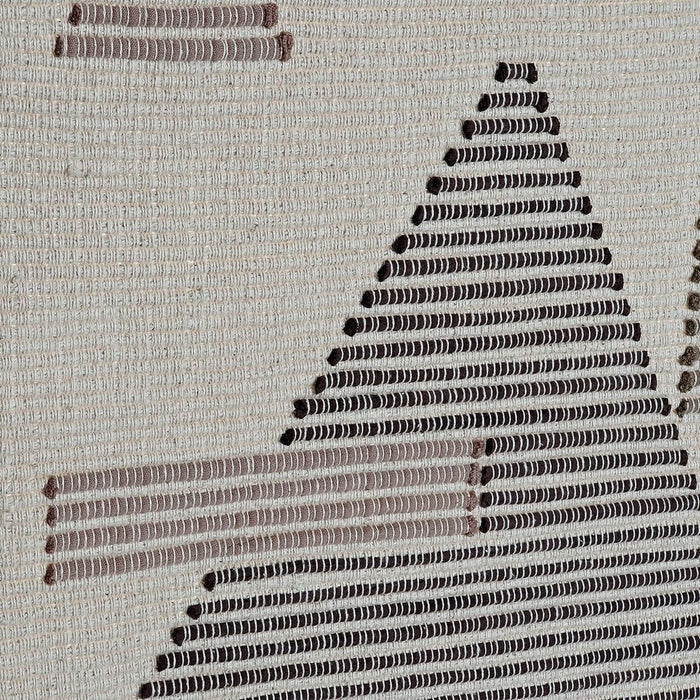 Висяща украса DKD Home Decor Етнически Черен Сметана Геометричен Boho 46 x 1 x 64 cm (2 броя)