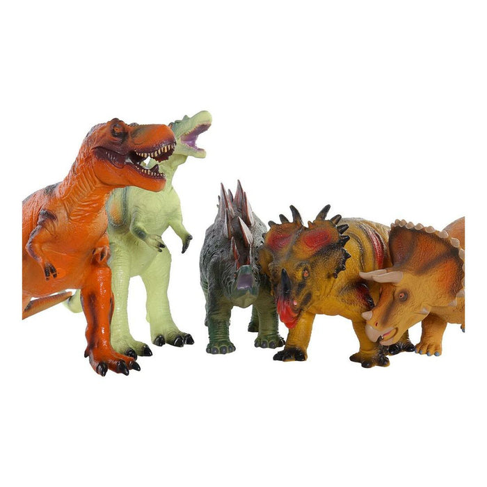Динозавър DKD Home Decor 6 броя 48 x 23 x 34,5 cm Мек