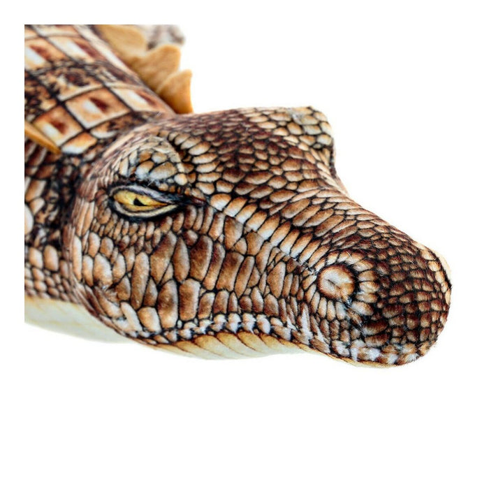 Плюш DKD Home Decor S3016335 Кафяв Детски Крокодил 46 x 22 x 8 cm