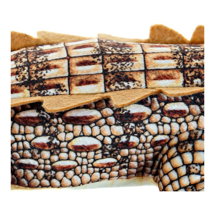 Плюш DKD Home Decor S3016335 Кафяв Детски Крокодил 46 x 22 x 8 cm