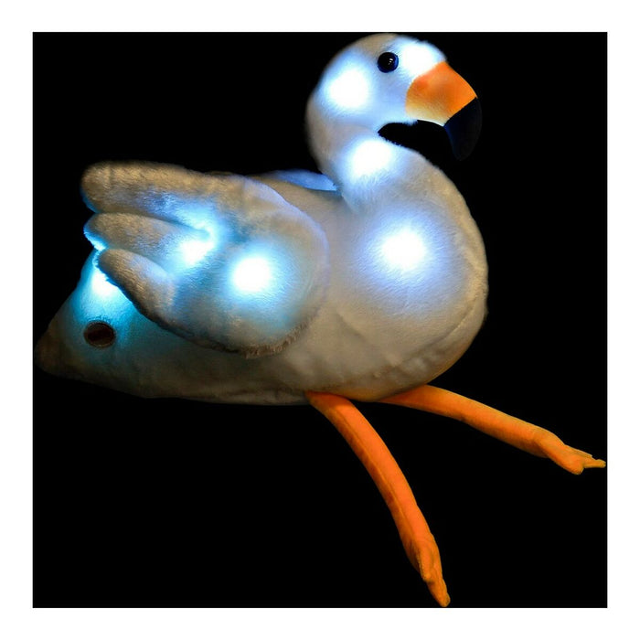 Плюш DKD Home Decor Бял Розов Детски Розово фламинго 34 x 25 x 27 cm (2 броя)